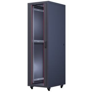 FORMRACK 16U Cosmoline 600x800 19" szabadon álló rack szekrény - RAL9005 fekete