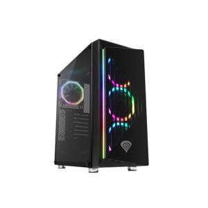 HÁZ Genesis Irid 400 PC ház RGB - fekete