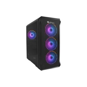 HÁZ Genesis Irid 503 ARGB Micro Tower PC ház - fekete