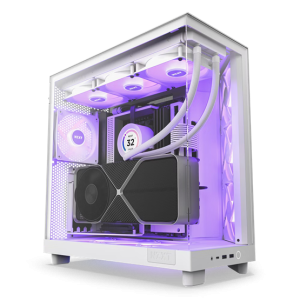 HÁZ NZXT Midi - H6 Flow RGB - Matt fehér - CC-H61FW-R1
