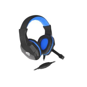 HDP Genesis Argon 100 Gamer mikrofonos fejhallgató - fekete/kék