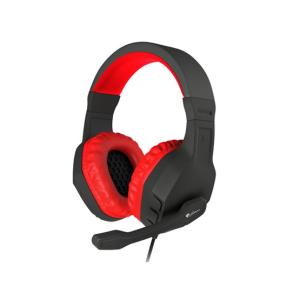 HDP Genesis Argon 200 Gamer mikrofonos sztereo fejhallgató - Piros