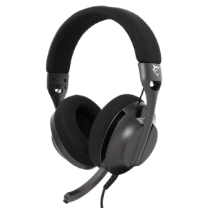 HDP White Shark GH-2440B PARROT gamer fejhallgató mikrofonnal - fekete