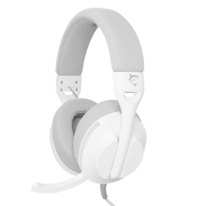 HDP White Shark GH-2440W/G PARROT gamer fejhallgató mikrofonnal - fehér/szürke