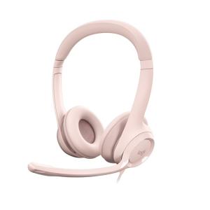 HDS Logitech H390 USB Computer Headset - Rose
