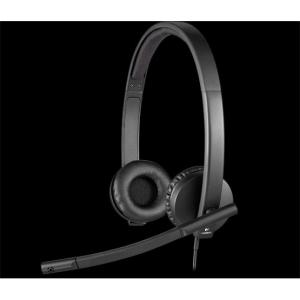 HDS Logitech H570e Sztereó Headset - Fekete