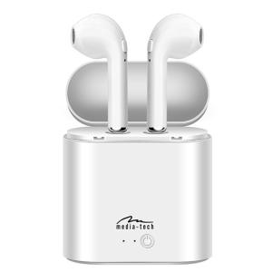 HPE Media-Tech R-Phones TWS bluetooth fülhallgató - fehér