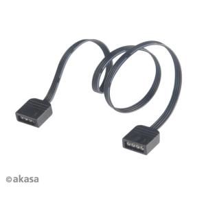 KAB Akasa 4pin RGB LED világítást hosszabbító kábel - AK-CBLD06-30BK