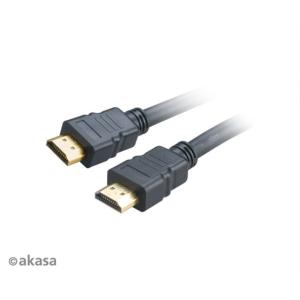 KAB Akasa High Speed HDMI kábel Ethernettel - 2m - AK-CBHD17-20BK