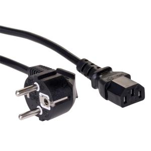 KAB Akyga AK-PC-06C PC Power Cable tápkábel, 3 m, fekete