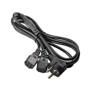 KAB Akyga PC Power Cable Y-alakú splitter 1.8m AK-PC-04A