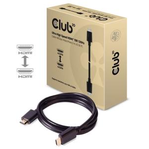 KAB Club3D HDMI 2.1 MALE TO HDMI 2.1 MALE ULTRA HIGH SPEED 10K 120Hz  2m/ 6.56ft