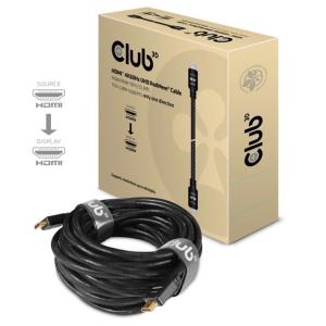 KAB Club3D High Speed HDMI 2.0 4K60Hz UHD RedMere kábel - 10m