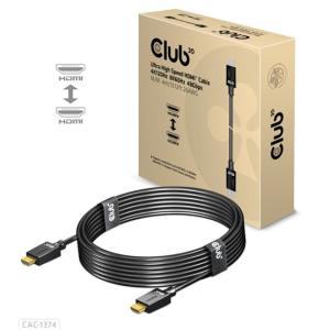 KAB Club3D Ultra High Speed HDMI 4K120Hz, 8K60Hz Cable 48Gbps M/M 4 m/13.12ft 26AWG