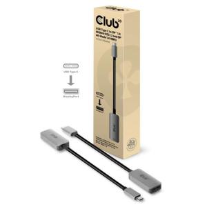 KAB Club3D USB TYPE C TO DP 1.4 8K60HZ DSC 1.2 HDR HBR3 Active adapter