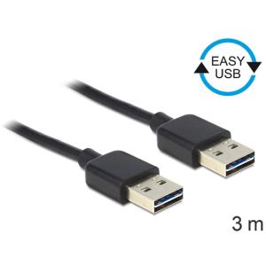 KAB Delock 83462 EASY - USB 2.0 - A apa/apa kábel - 3m