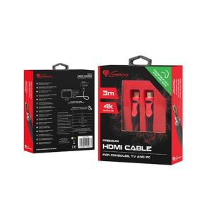KAB Genesis Prémium 4K 3M HDMI kábel XboxOne/Xbox360