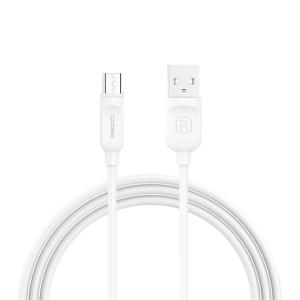 KAB RECCI RCM-P200W USB Tpye-A – Micro USB kábel, fehér - 2m