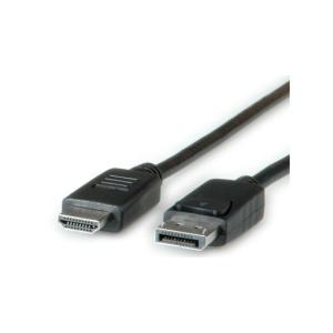 KAB ROLINE DisplayPort - HDMI M/M kábel - 2m