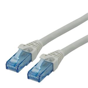 KAB ROLINE S/FTP CAT6A LSOH patch kábel - szürke - 10m