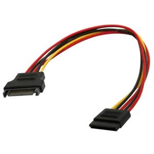 KAB Roline SATA táphosszabbító kábel - 0.3m