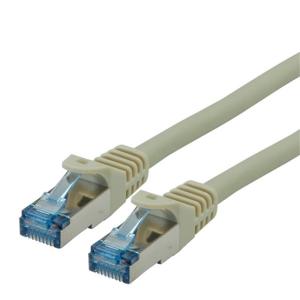 KAB ROLINE STP/FTP CAT6a LSOH patch kábel - szürke - 1m
