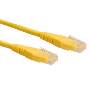 KAB Roline UTP Cat6 patch kábel - Sárga - 2m