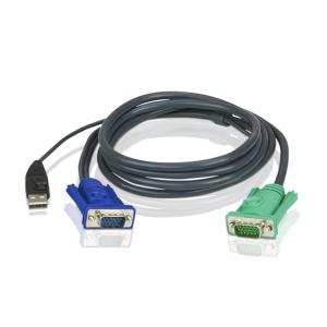 KVM Aten 2L-5203U USB-VGA KVM kábel - 3m