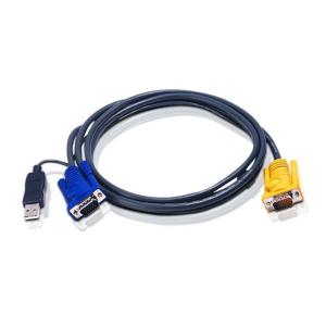 KVM Aten 2L-5206UP USB-VGA KVM kábel - 0.6m