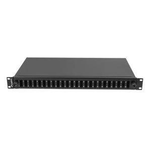 Lanberg 19" optikai patch panel 24xSC duplex / 24xLC quad fekete