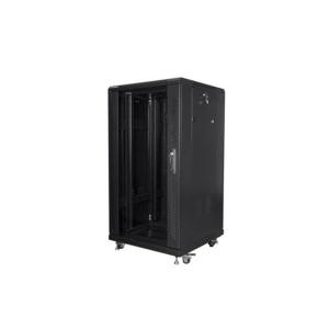 Lanberg 19" szabadon álló rack szekrény 22U/600X600 lapraszerelt, fekete
