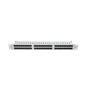 Lanberg Patch panel 48 port 1U 19" CAT.6 szürke