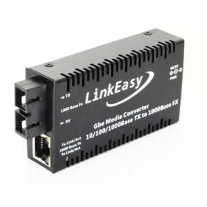 LinkEasy Mini gigabit ethernet média konverter, SC, MM 1310nm, 2km