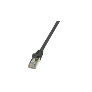LogiLink CP2033S Cat6 F/UTP patch kábel - Fekete - 1m