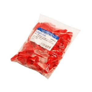 LogiLink MP0010 törésgátló moduláris csatlakozókhoz - 100db/cs - Piros