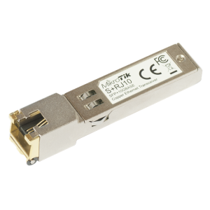 MikroTik 10GbE RJ45 SFP+ réz modul