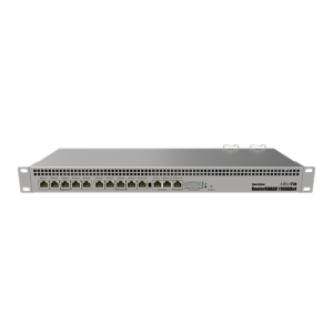 MikroTik 1100AHx4 13xGbit RJ45, rackbe szerelhető, IPSec hardveres gyorsítás, 60GB M.2 SSD Dude szerverhez