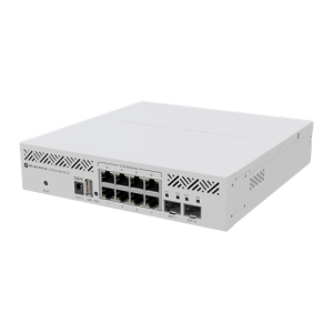MikroTik CRS310-8G+2S+IN asztali/rackes switch, 2xSFP+, 8x2.5 GBit RJ45 port