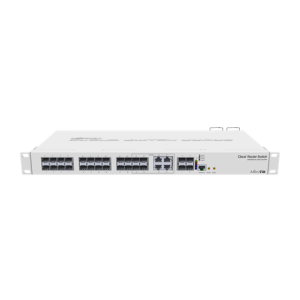 MikroTik CRS328-4C-20S-4S+RM switch, 20xSFP port, 4xSFP+ port, 4xGbit RJ45/SFP port, redundáns táp, rackes