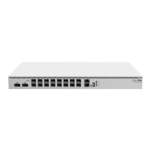 MikroTik CRS518-16XS-2XQ-RM rackbe szerelhető switch, 2x100Gbit QSFP28, 16x25Gbit SFP28 port, redundáns táp