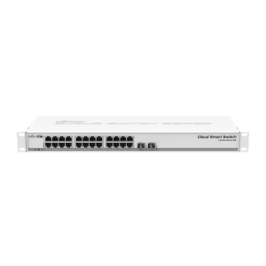 MikroTik CSS326-24G-2S+RM rackbe szerelhető switch, SwitchOS