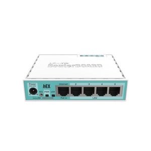 MikroTik hEX 5x gigabit porttal, USB