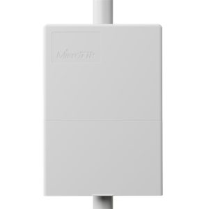 MikroTik netFiber 9 kültéri switch, 4x SFP+ foglalat, 5x SFP foglalat, 1x gigabites RJ45 port (PoE-In)