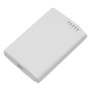 MikroTik PowerBox 5x10/100 porttal, 4xPoE ki, kültéri kivitel