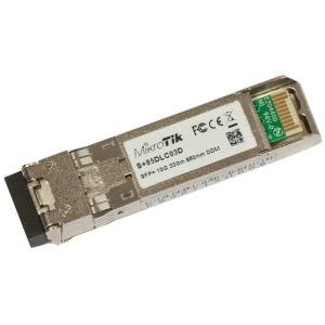 MikroTik SFP+ modul 10G MM 300m 850nm, duplex LC csatlakozóval