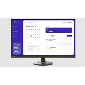 Mon Lenovo 31,5" D32u-45 monitor - VA