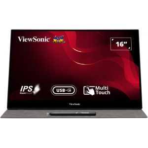 Mon ViewSonic 16" TD1655 Touch 1920x1080 USB-C 60Hz - IPS