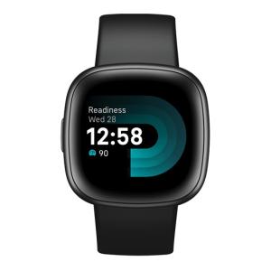 SMW Fitbit Versa 4 - Fekete/Grafit - Bontott termék