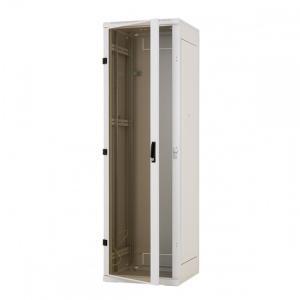 Triton álló rack, 15U 600x800 biztonsági üvegajtóval, RAL7035 szürke