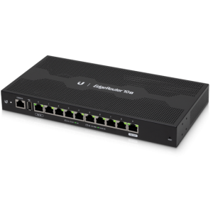 Ubiquiti EdgeRouter 10X, gigabites, 10x RJ45, 1xPoE kimenet